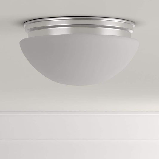 9" LED Ceiling light Flush mount - Soft White - Brushed nickel finish