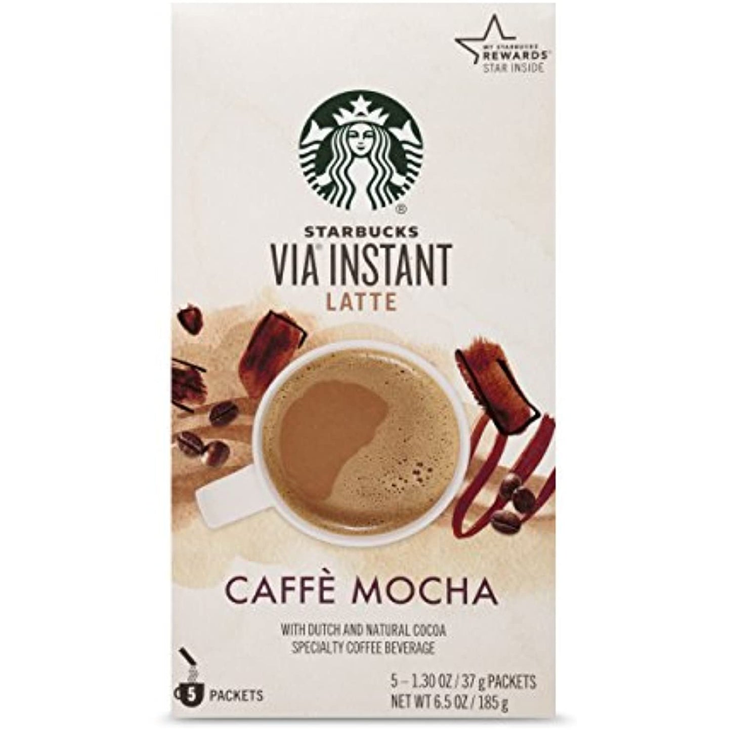 30 VIA'S Starbucks VIA Instant Caffe Mocha Latte - Best Before August 2020