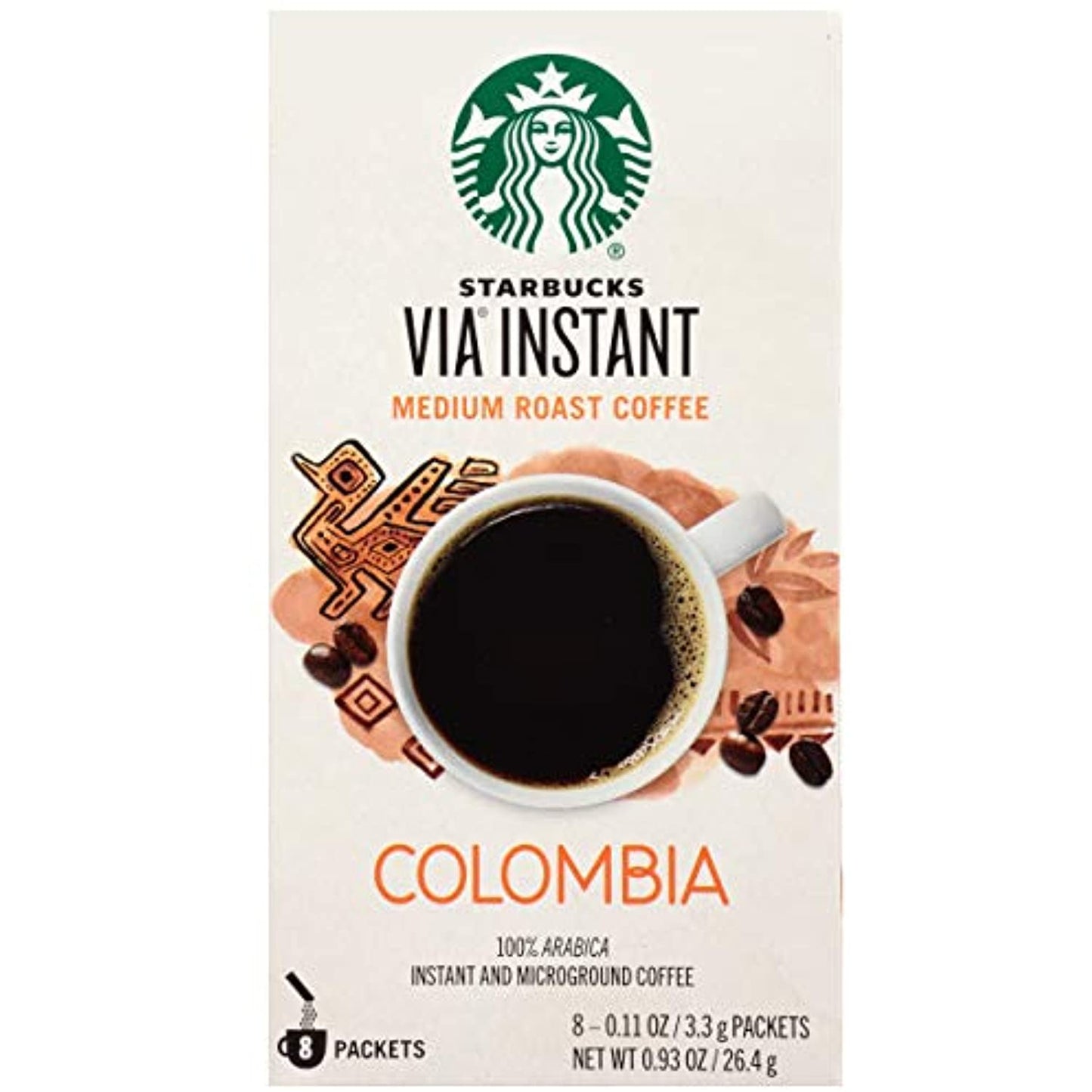 96 Count Starbucks VIA Colombia Coffee Best Before September 2020