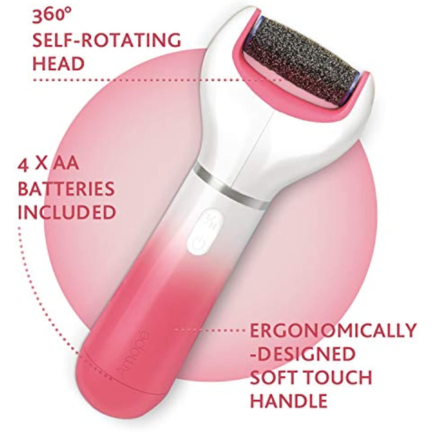 Amope Electronic Foot Filer Pedi Perfect With Avec Diamond Crystals, open box