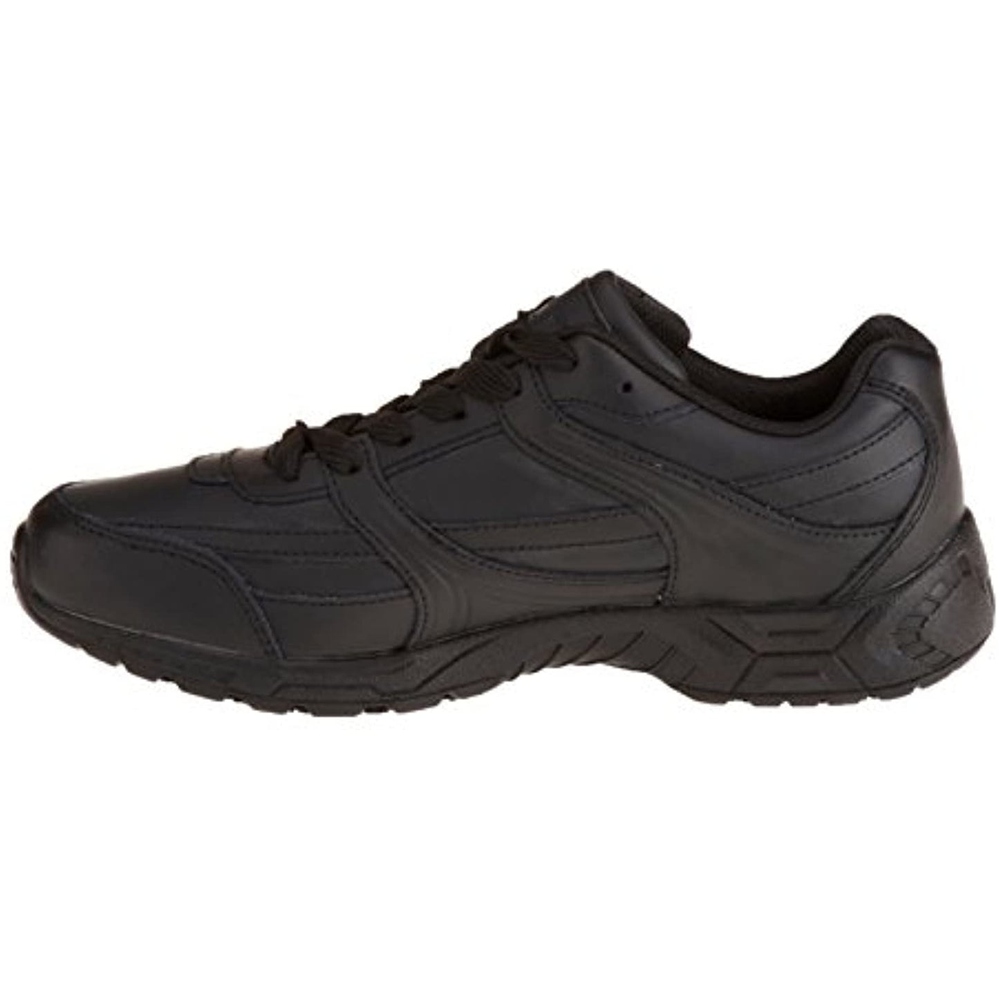 Genuine Grip Mens Slip-Resistant Jogger, Black, Size 12 Wide- 1010