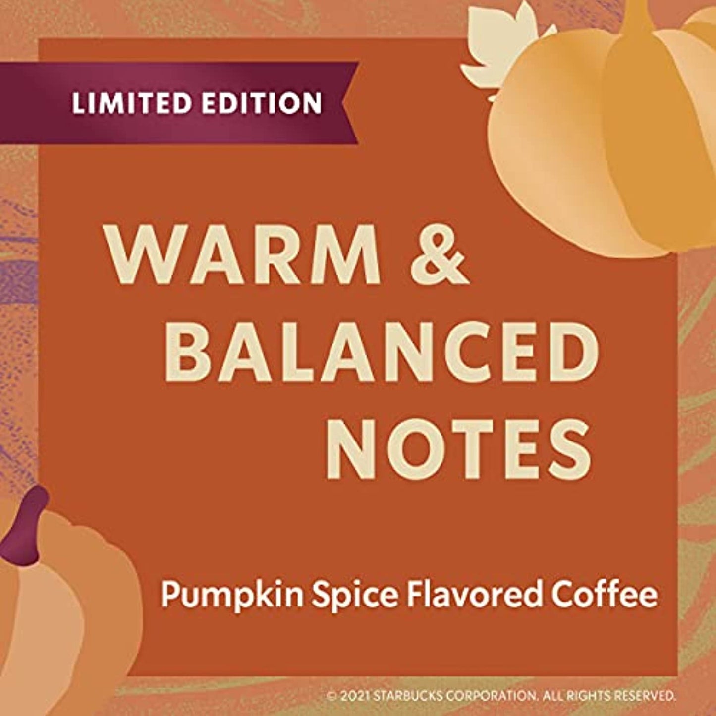 300 COUNT Starbucks Limited Edition Pumpkin Spice Flavored Coffee K-Cups READ !