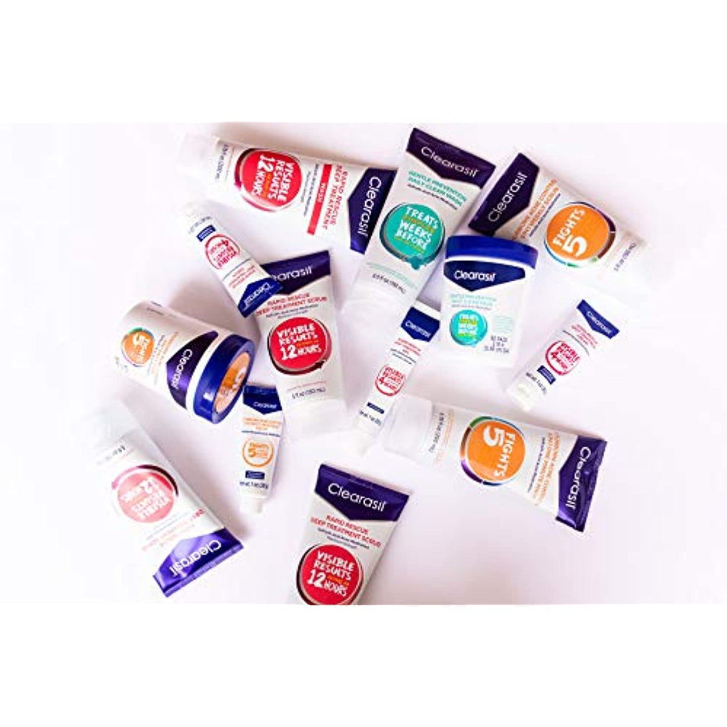 6 pack Clearasil Stubborn Acne Control 5in1 Exfoliating Wash 6.78 fl. oz