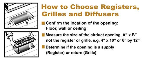 Decor Grates AJH612-RB Oriental Floor Register, 6-Inch by 12-Inch, Rubbed Bronze