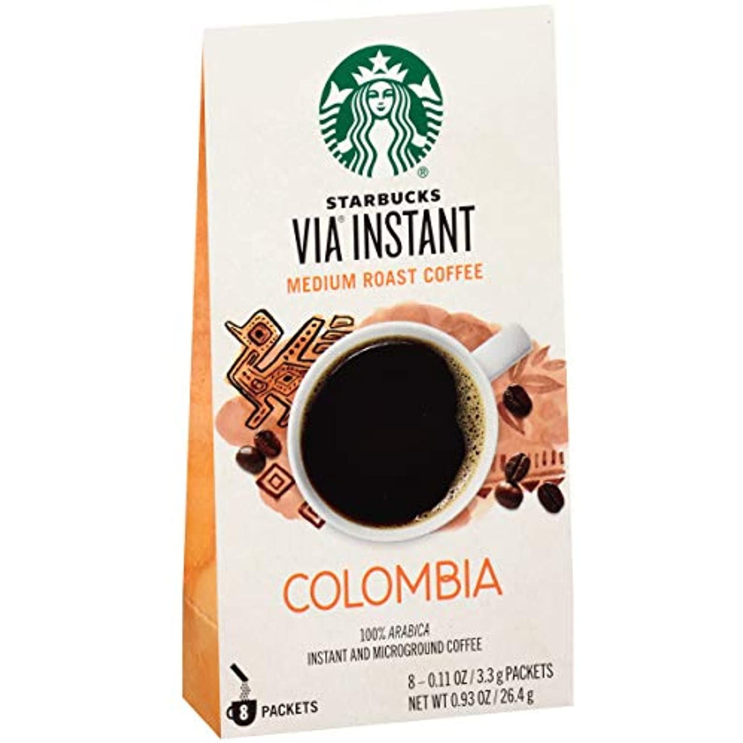 96 Count Starbucks VIA Colombia Coffee Best Before September 2020