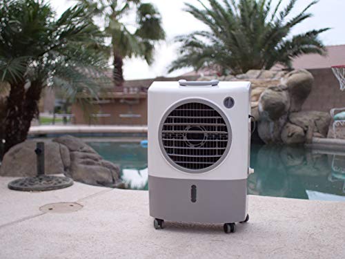 Hessaire MC18M Portable Evaporative Cooler, Gray, 1300 CFM, Cools 500 Sq ft