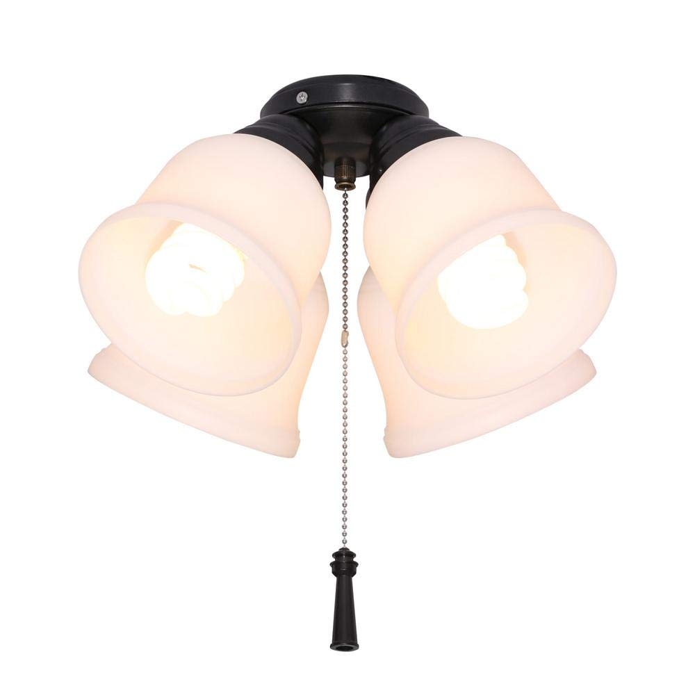 Hampton Bay Gazelle 4-Light LED Ceiling Fan Light Kit