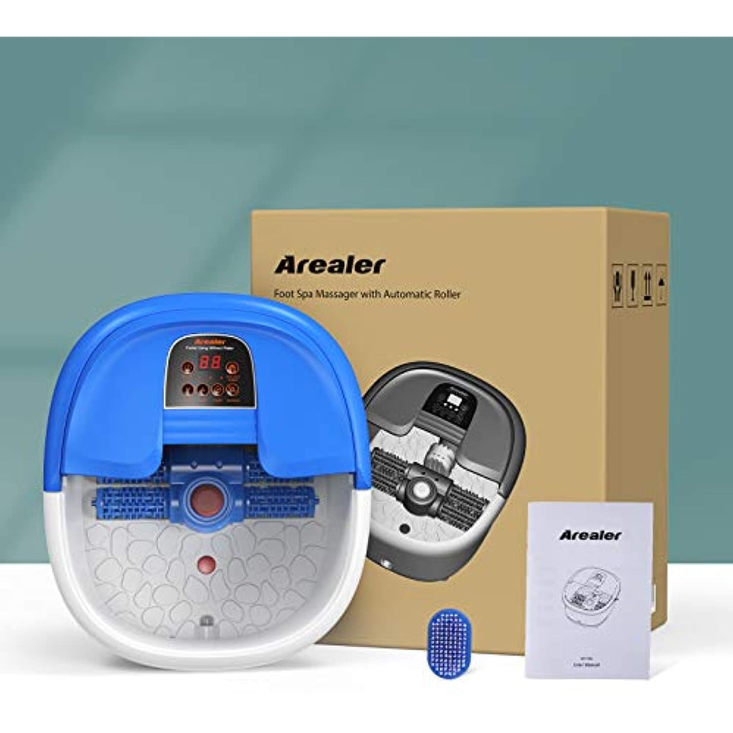 Arealer Foot Spa Bath Massage with Automatic Rollers -PREOWNED