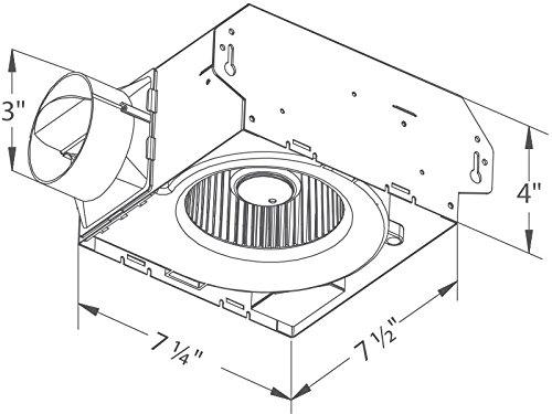 Delta BreezSlim SLM70 70 CFM Exhaust Bath Fan