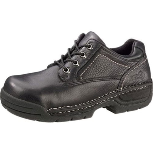 Hytest Opanka Oxford- Size 8.5 Medium Men- Steel Toe-Black- K10150- NEW