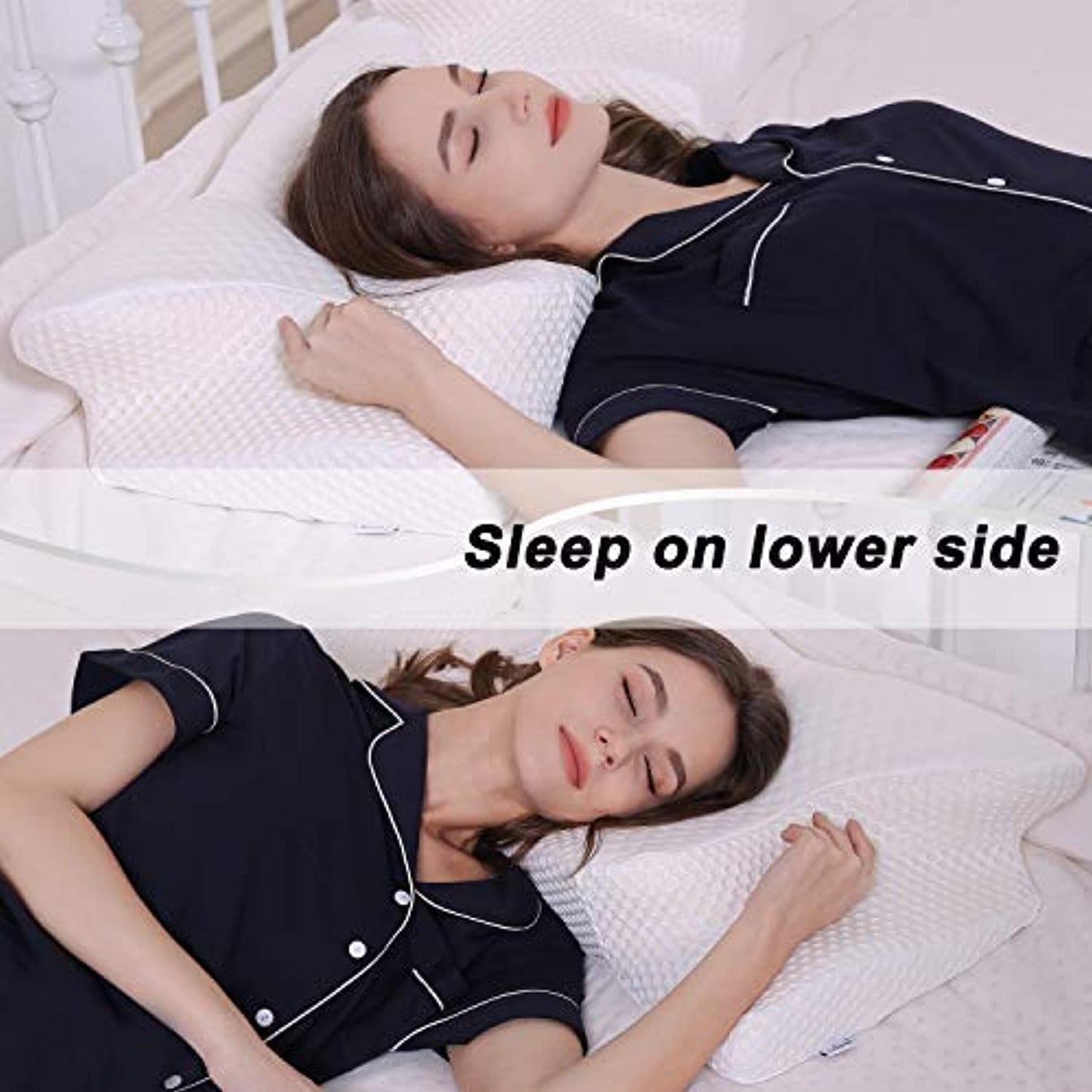 Coisum Cervical Pillow Contour Pillow for Neck and Shoulder Pain,  Memory Foam