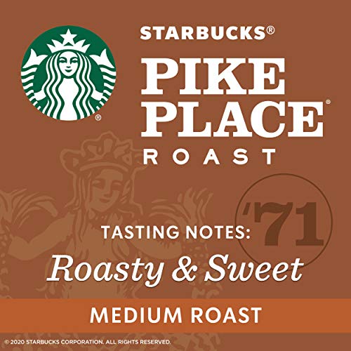 6 PACK Starbucks Pike Place Ground Coffee (20 oz. EA) BEST BEFORE DECEMBER 2019
