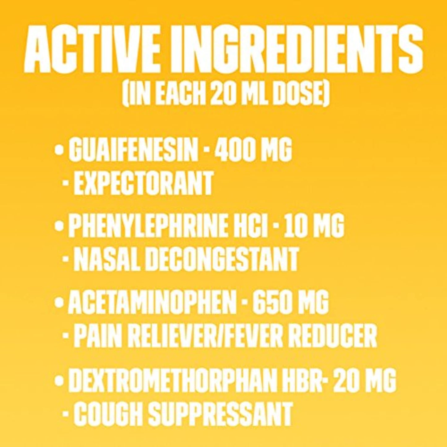 6 pack Mucinex Fast-Max Severe Cold Relief Liquid, 6oz