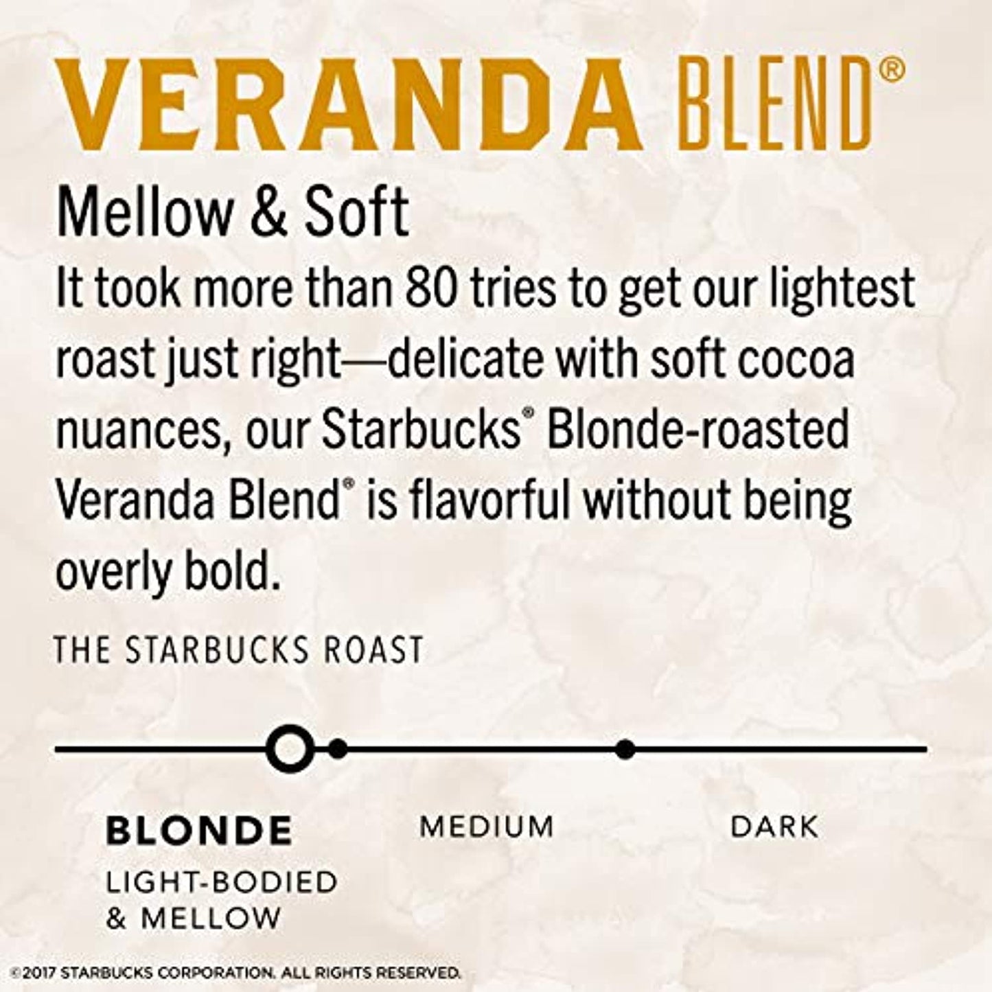 72 COUNT Starbucks VIA Veranda Instant Coffee Blonde Roast READ DESCRIPTION
