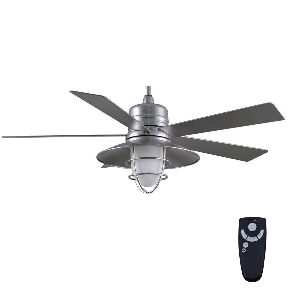 Generic Home Decorators Collection Grayton 54 in. LED Indoor/Outdoor Galvanize..