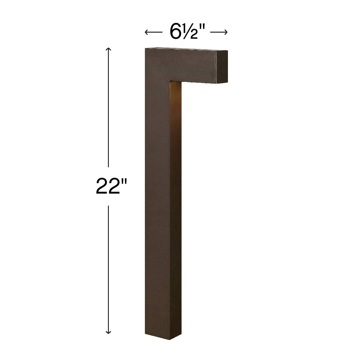 Hinkley Landscape Lighting Atlantis Path Light – Beautiful Landscape Lighting Illuminates Walkways for Increased Safety and Security, 20 Watt T3 Light Bulb Low Voltage, Bronze, 1518BZ