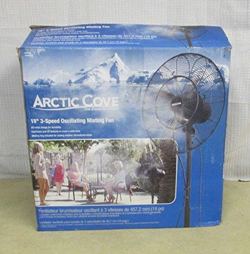 Arctic Cove 18 in. 3-Speed Oscillating Misting Fan