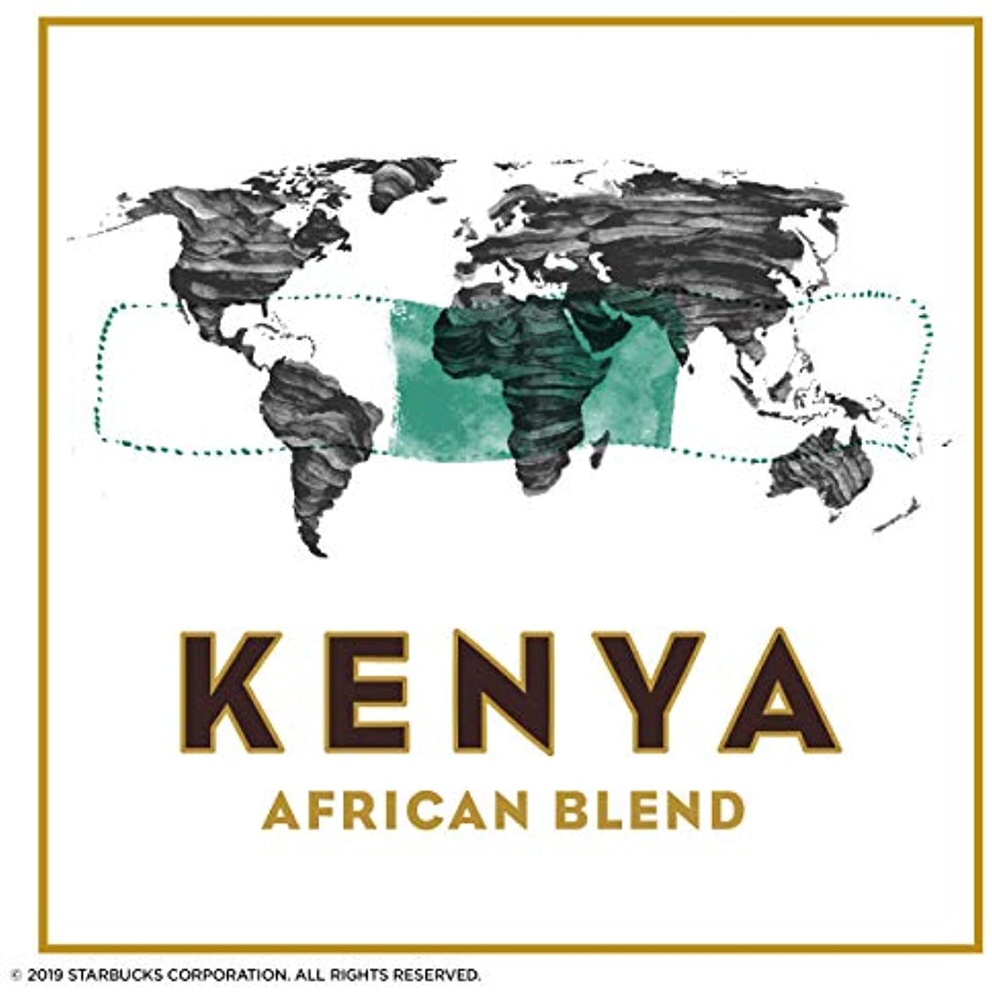 12 PACK Starbucks Kenya African Blend Coffee, Whole Bean Best Before May 2020