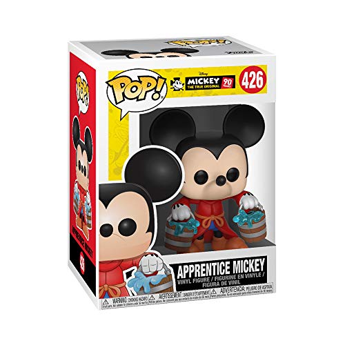 Funko Pop Disney: Mickey's 90Th Apprentice Mickey Figure, DENTED OPEN BOX