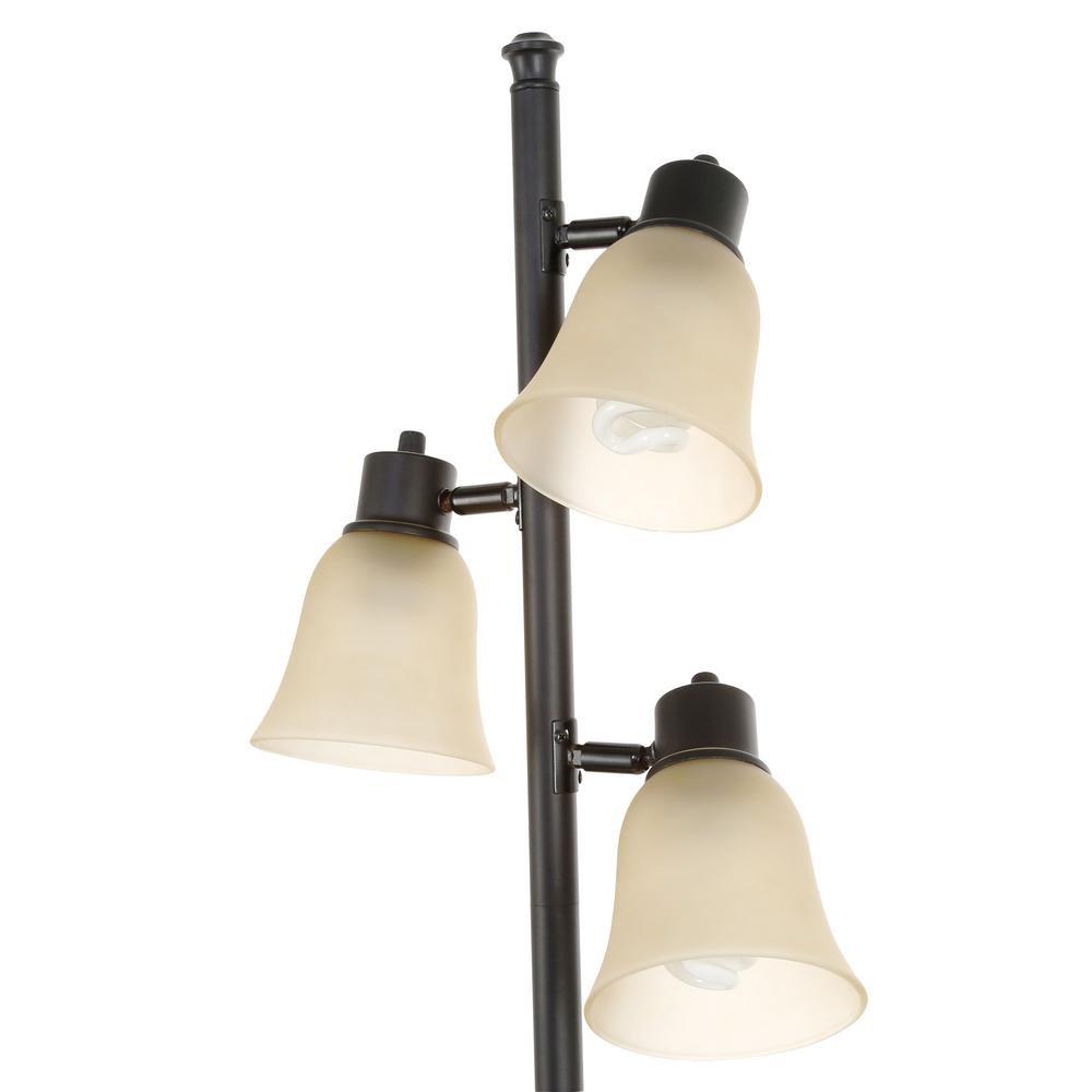 70 in. Track Tree Floor Lamp Antique Bronze