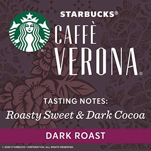 4 PACK Starbucks Caffe Verona Dark Roast Ground Coffee (28 oz. Each) BB JAN 2020