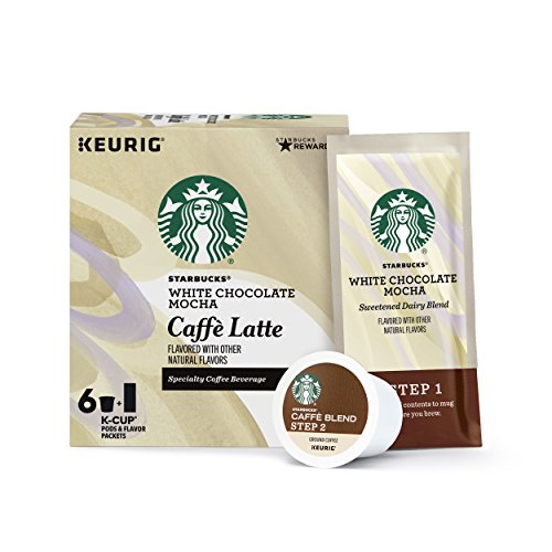 8 PACK - 48 K CUPS Starbucks White Chocolate Mocha Caffè Latte BB December 2019
