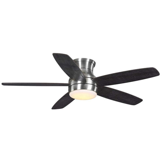 Home Decorators Collection Ashby Park 52 in. Integrated LED Brushed Nickel Cei..