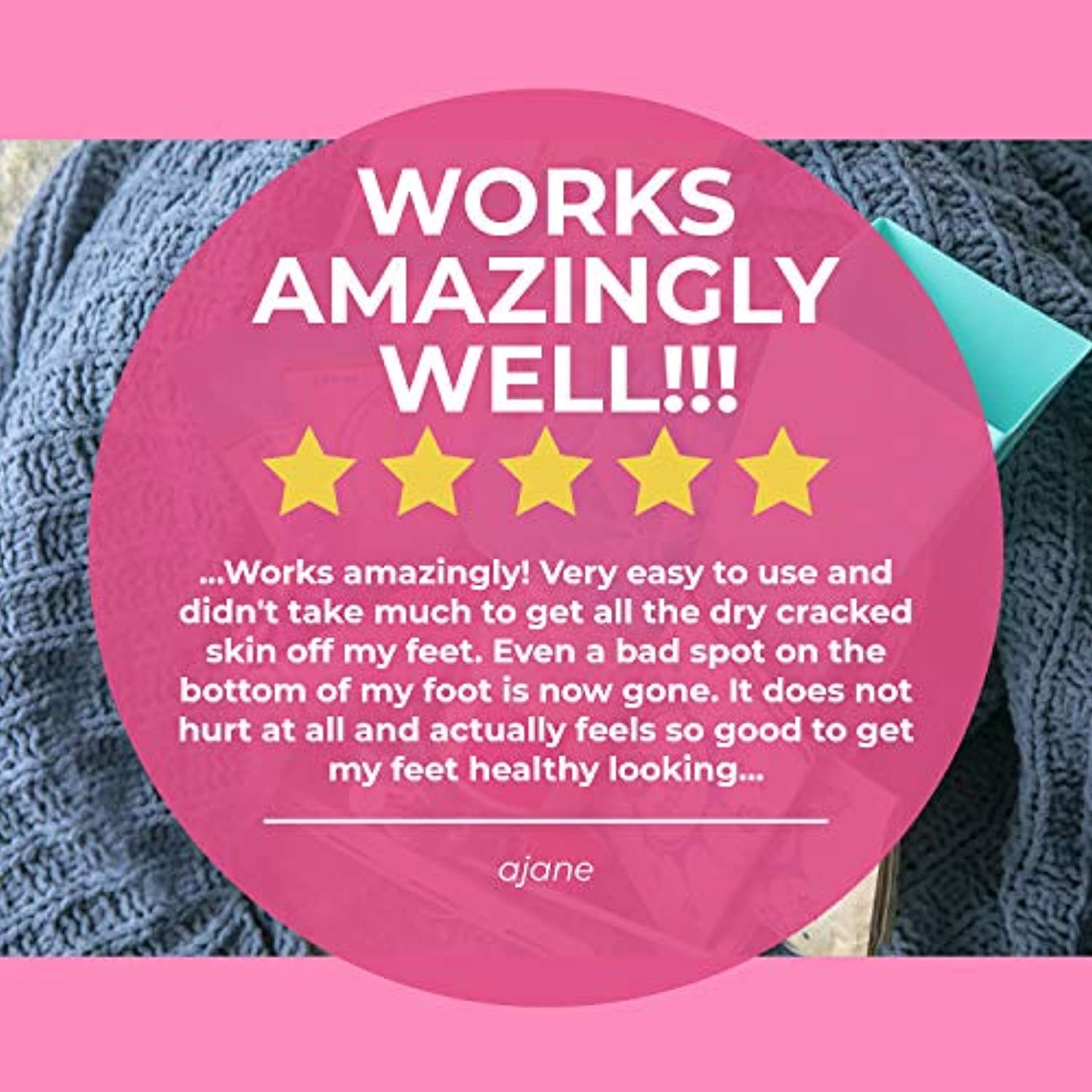 Amope Electronic Foot Filer Pedi Perfect With Avec Diamond Crystals, open box