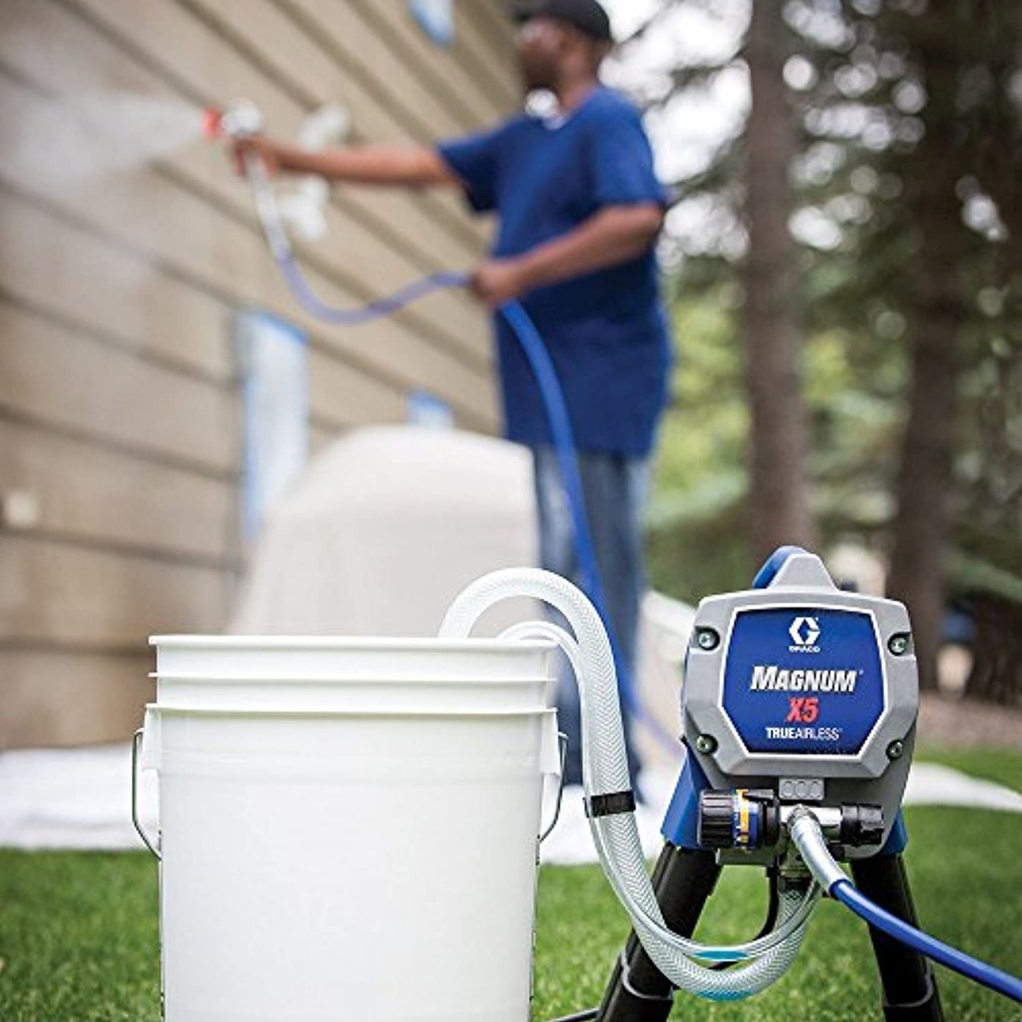 Graco Magnum 262800 X5 Stand Airless Paint Sprayer, Blue