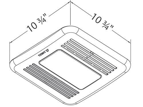 Delta Electronics (Americas) Ltd. ITG80LED Delta BreezIntegrity Series 80 CFM ..