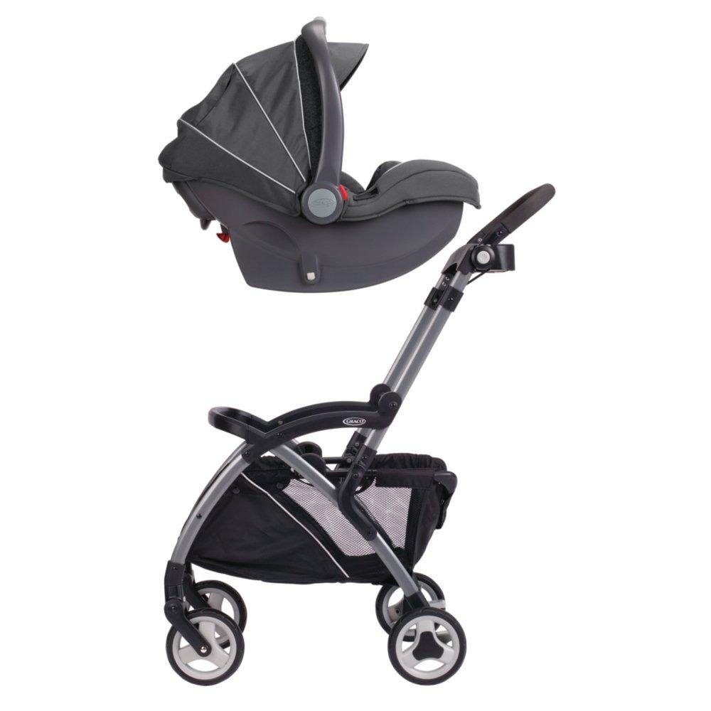 Graco SnugRider Elite Infant Car Seat Frame Stroller, Black