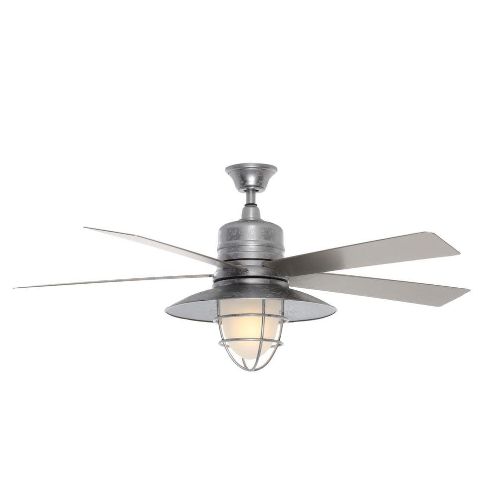 Generic Home Decorators Collection Grayton 54 in. LED Indoor/Outdoor Galvanize..