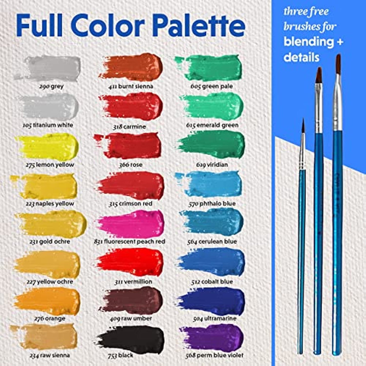 Crafts 4 All Acrylic Paint Sets 6 Sets of 24 Count Craft Paint Sets