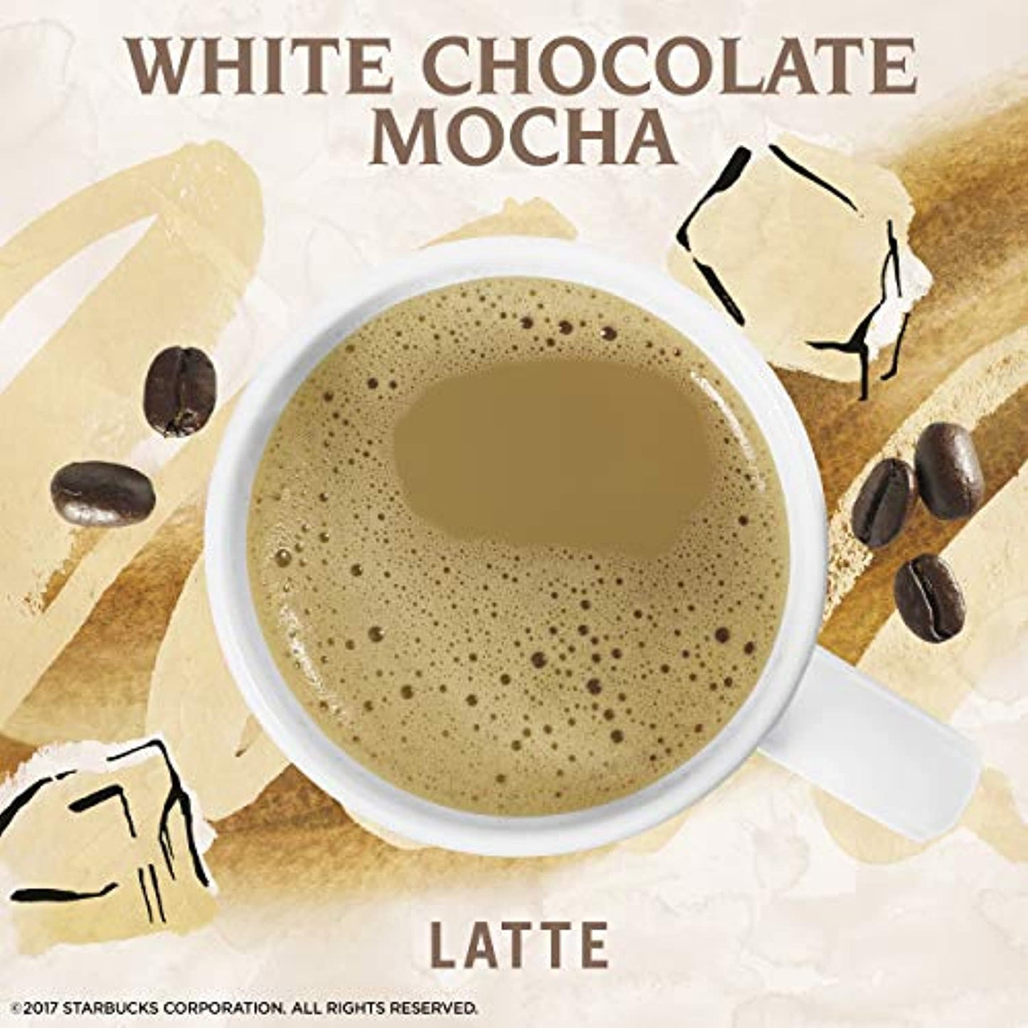 90 COUNT Starbucks Via White Chocolate Mocha Latte Flavor BBD 1/21 HUGE LOT !!!