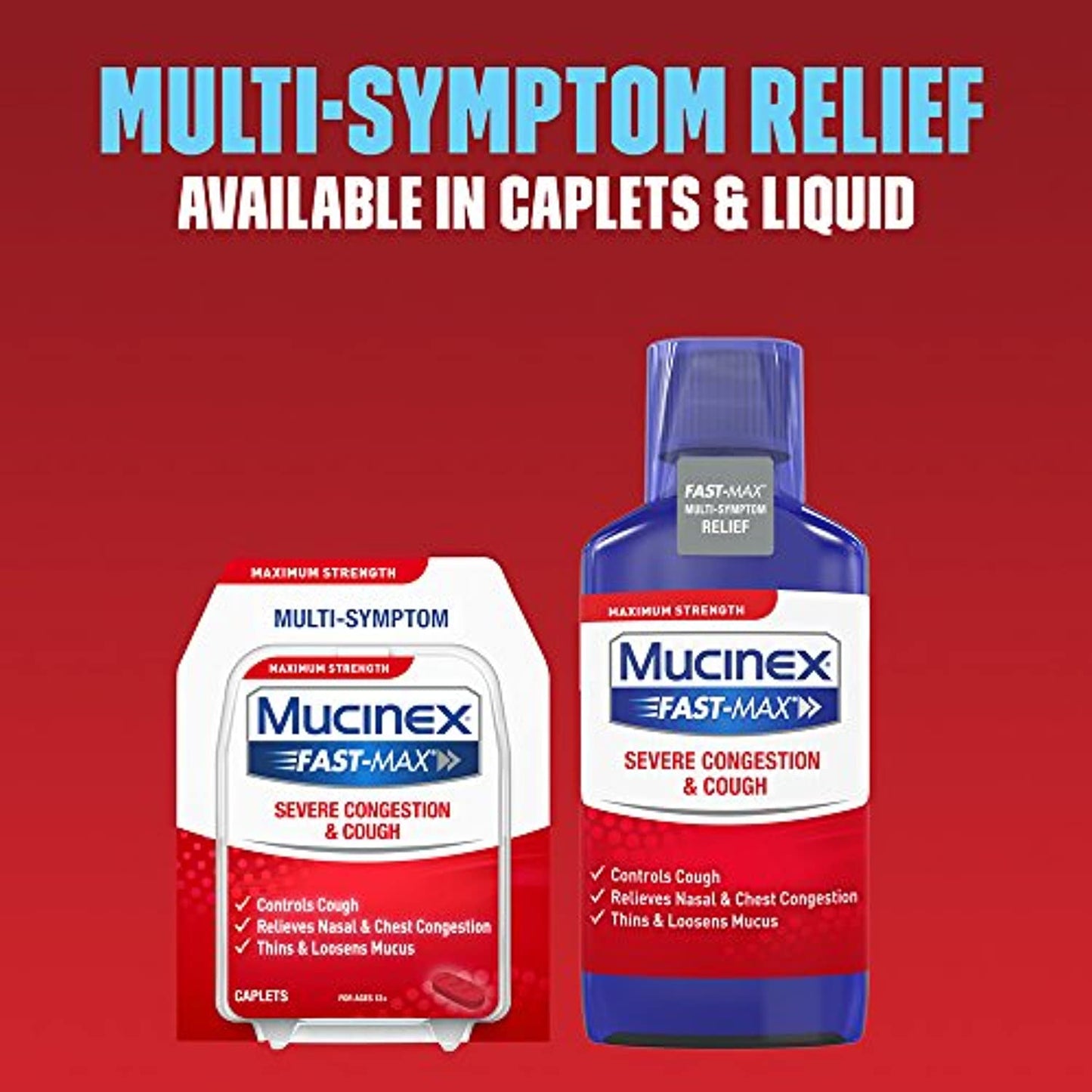 Mucinex Fast-Max Maximum Strength Severe 9 FL OZ (Pack of 4) EXP 8/2022)