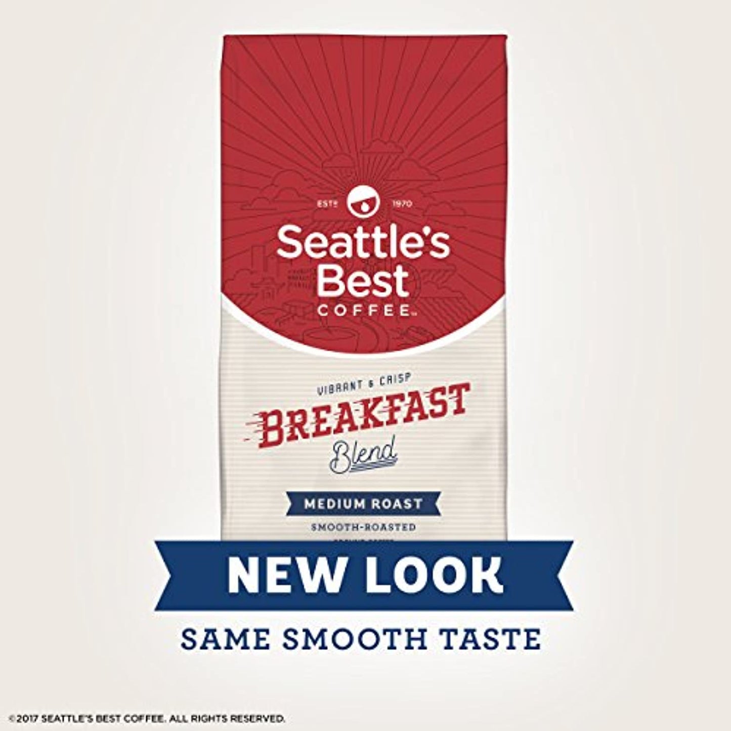 12 Pack Seattle's Best Breakfast Blend Ground Coffee 12oz Each Best By 2/2021