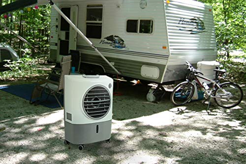 Hessaire MC18M Portable Evaporative Cooler, Gray, 1300 CFM, Cools 500 Sq ft