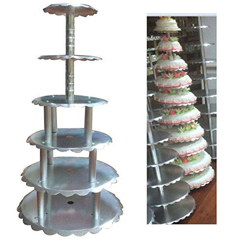 6 Layer Wedding Cake Stand Set