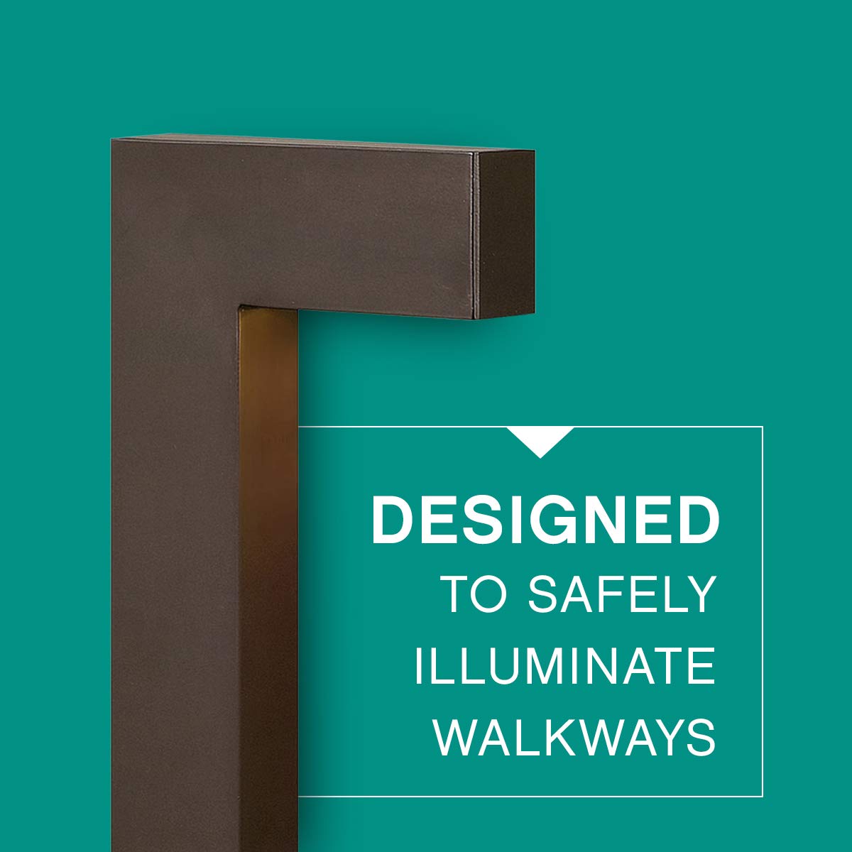 Hinkley Landscape Lighting Atlantis Path Light – Beautiful Landscape Lighting Illuminates Walkways for Increased Safety and Security, 20 Watt T3 Light Bulb Low Voltage, Bronze, 1518BZ