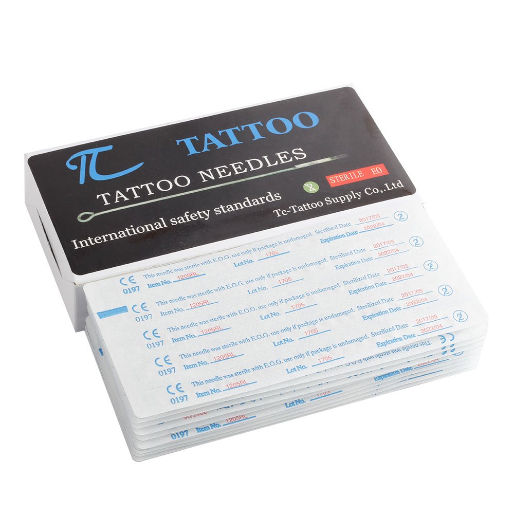 50 Tattoo Needles 5RL Tc Tattoo 5 Round Line Tattoo Machine Tattoo Kit