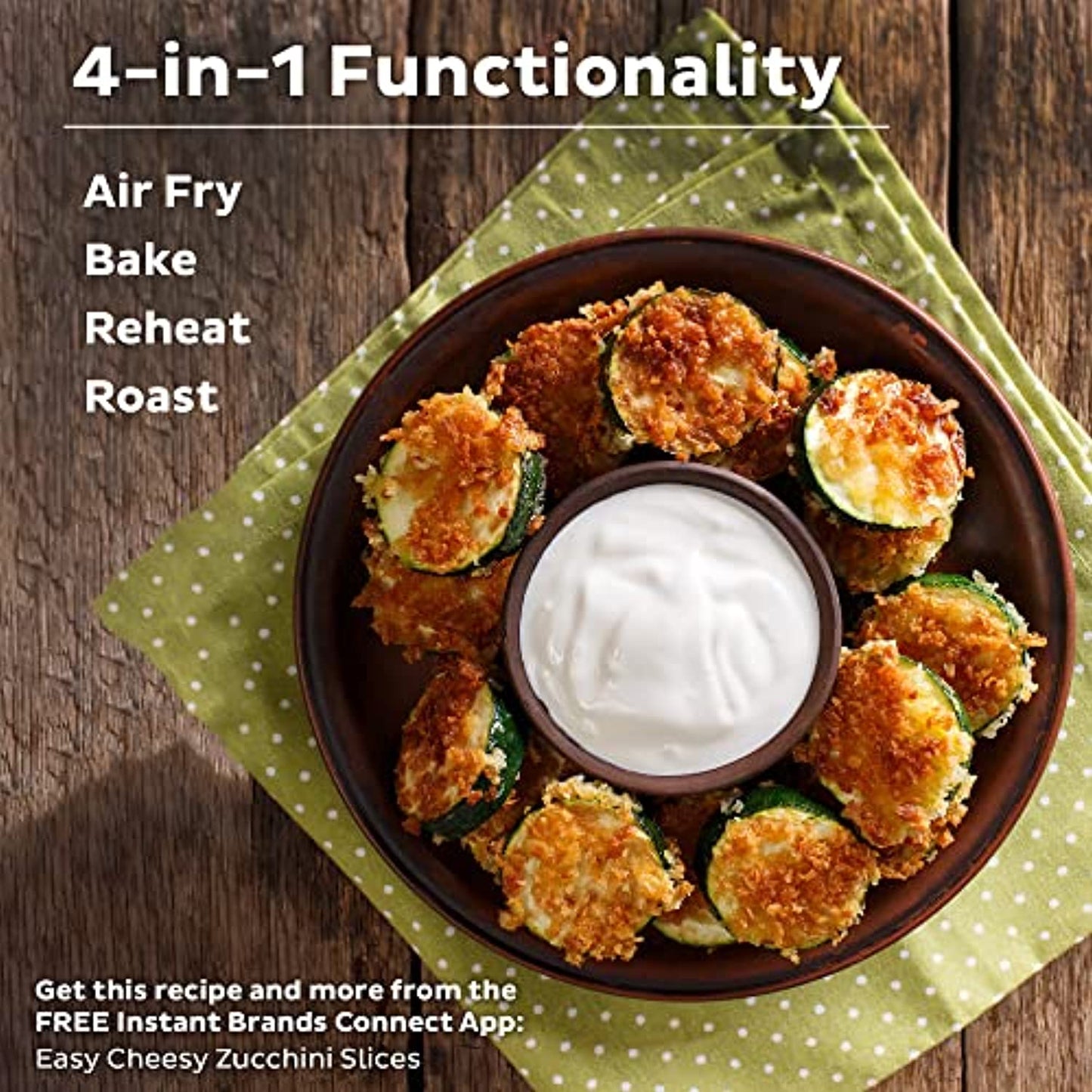 Instant Pot Vortex 6QT Large Air Fryer Oven Combo, Customizable Smart Cooking