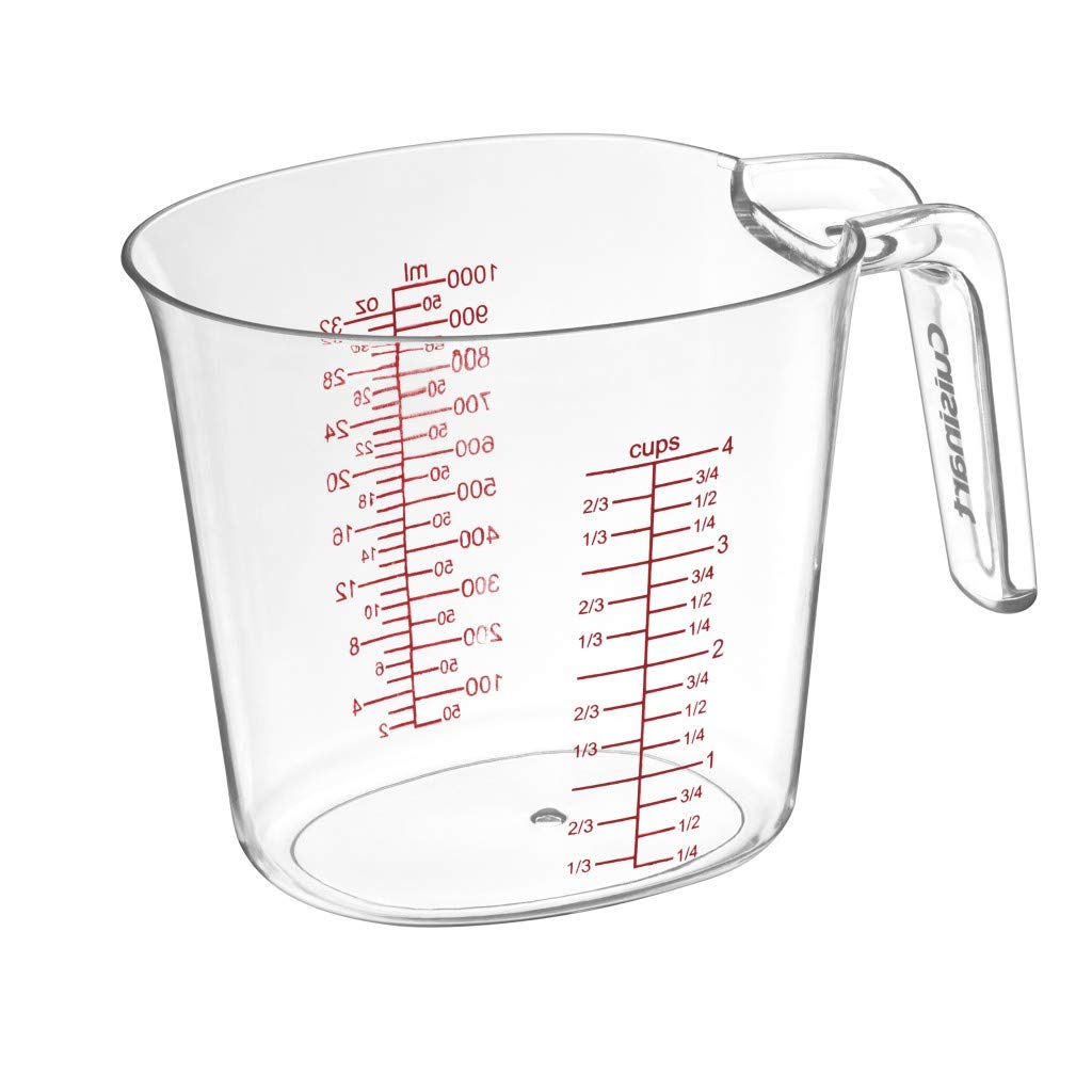 Cuisinart 3-Piece Nesting Liquid Set Measuring Cups, Set of 3, Clear
