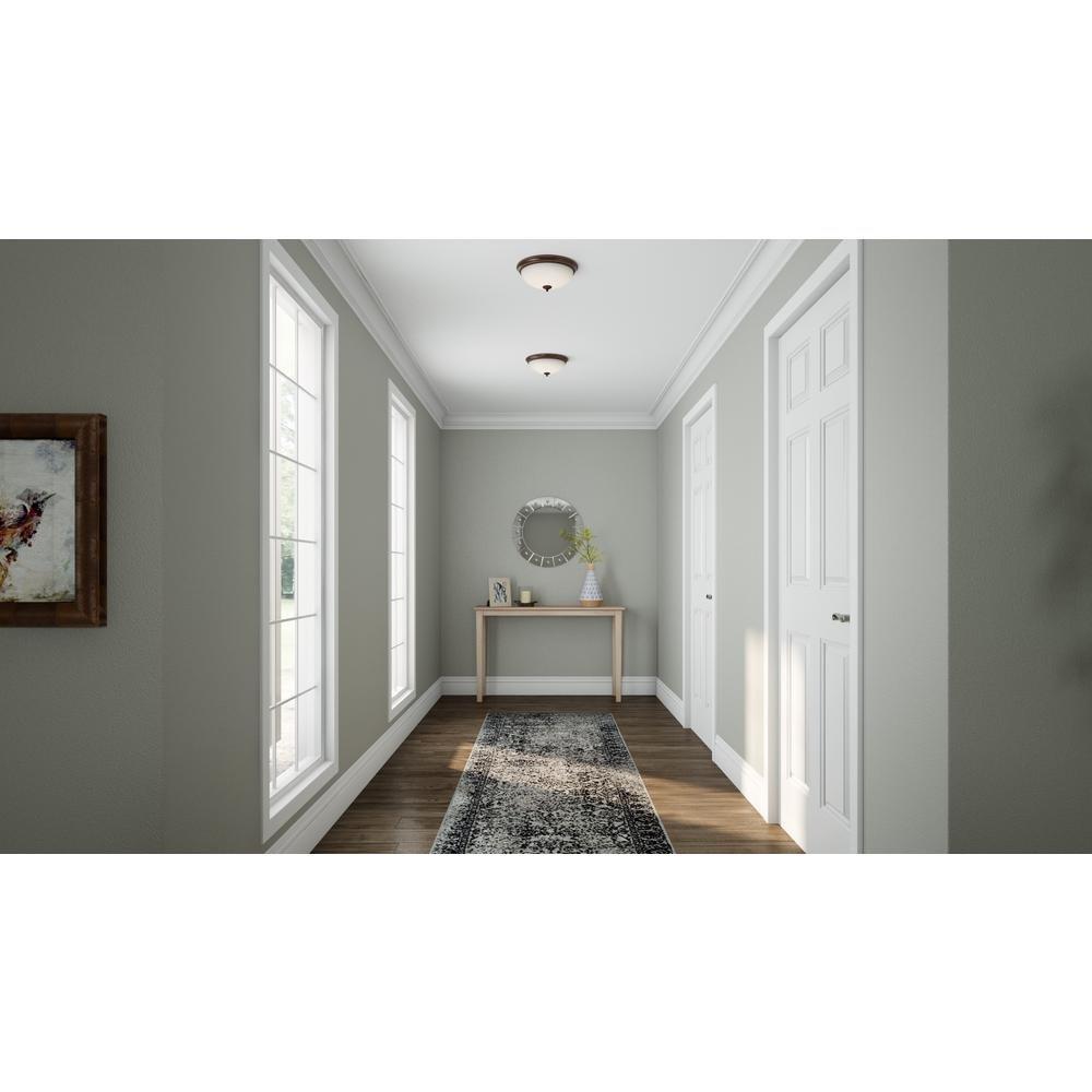 Commercial Electric Oil Rubbed Bronze LED Energy Star Flushmount