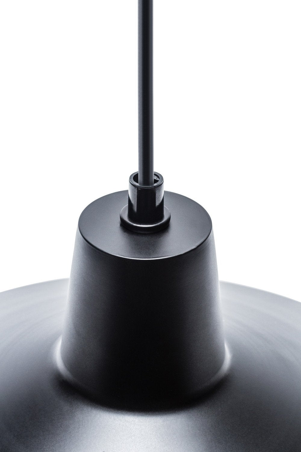 Globe Electric 65155 Barnyard 1-Light Industrial Warehouse Pendant, Matte Black