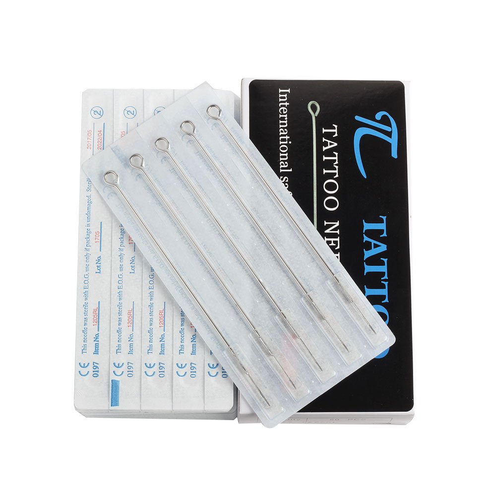 50 Tattoo Needles 5RL Tc Tattoo 5 Round Line Tattoo Machine Tattoo Kit