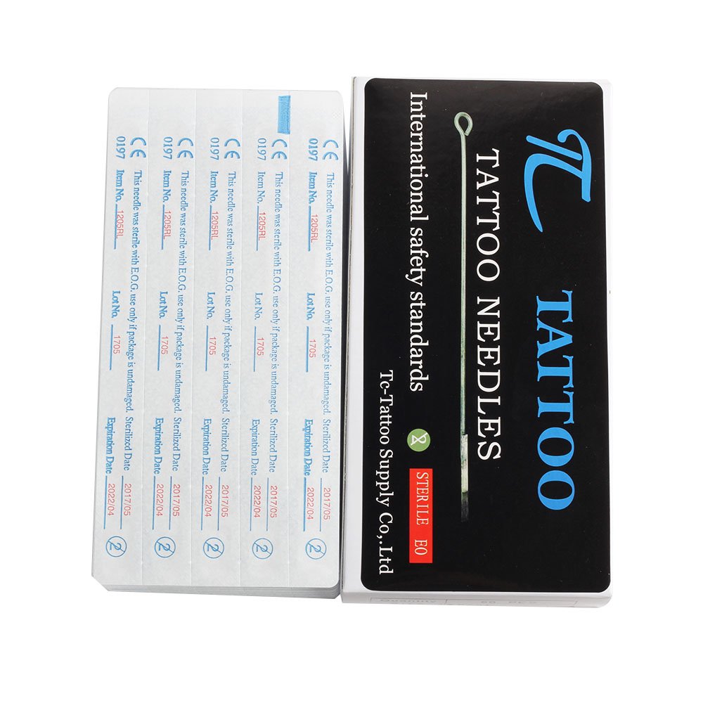 50 Tattoo Needles 5RL Tc Tattoo 5 Round Line Tattoo Machine Tattoo Kit
