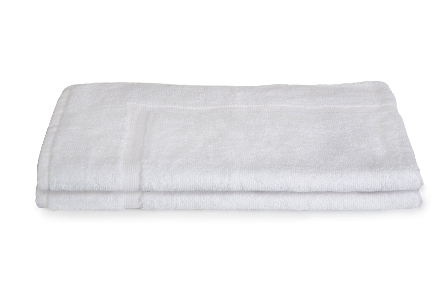 Alurri Bath Mat Set - 2 Pack - White 20"x30" - Shower/Bathtub Step Out Reversible Towel Like Mat [NOT A Rug]| Soft Cotton Machine Washable & Super Absorbent Hotel Spa Bathroom Floor Towel Mats