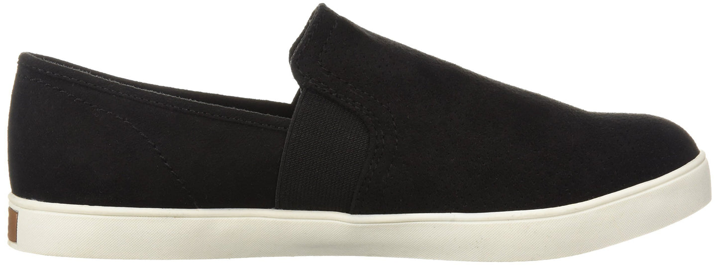 Dr. Scholl's Shoes Women's Luna Sneaker, Black Microfiber Perforated, 8.5