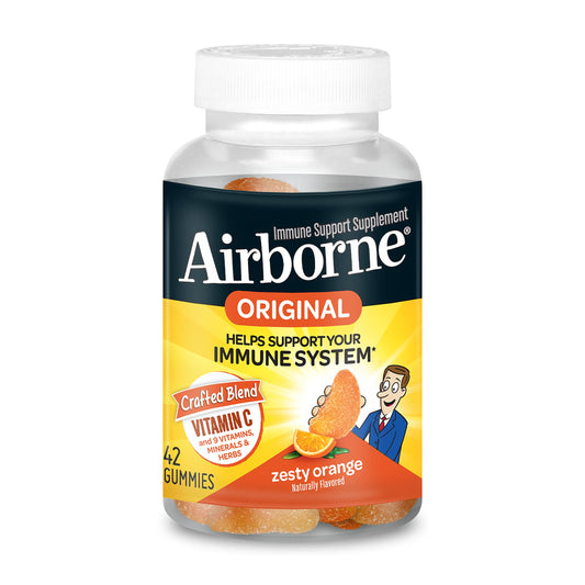 Airborne Vitamin C 1000mg - Citrus Chewable Tablets 64 ct 8/2023