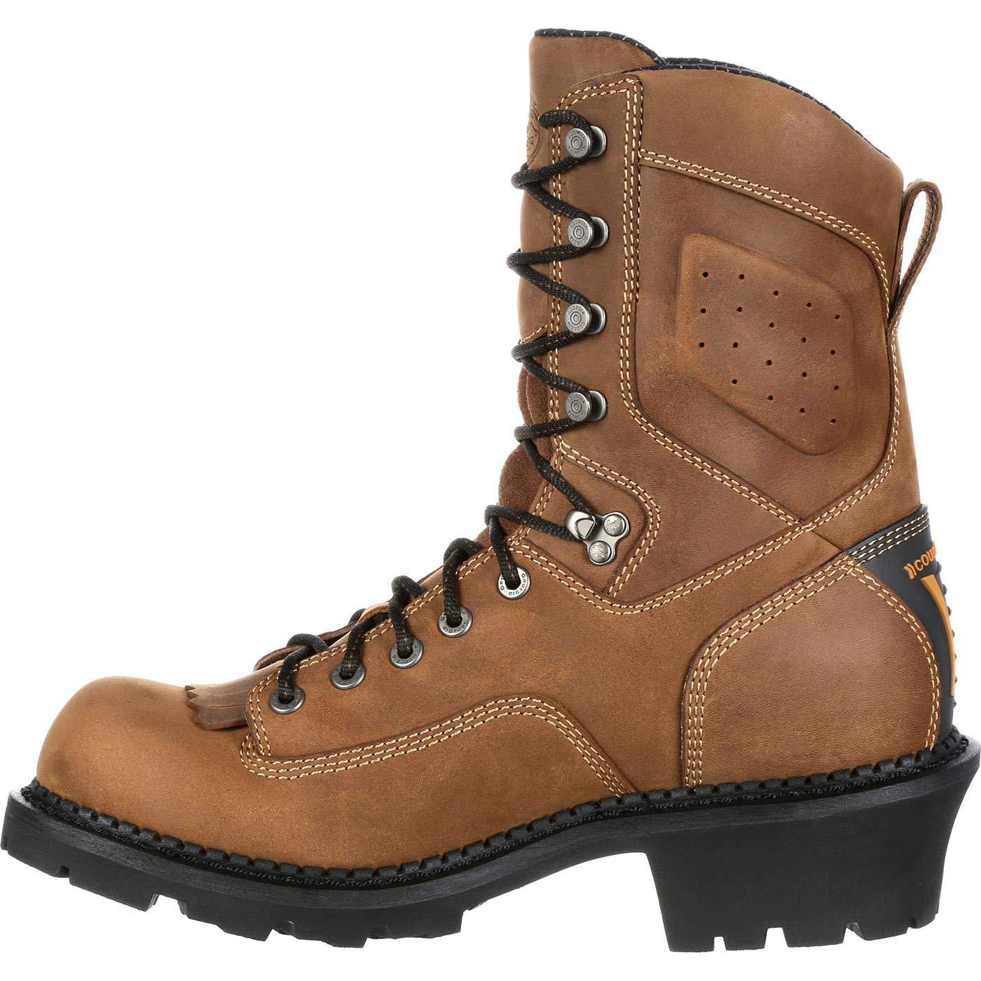 Georgia GB00097 Mid Calf Boot, Brown, 8.5 M US